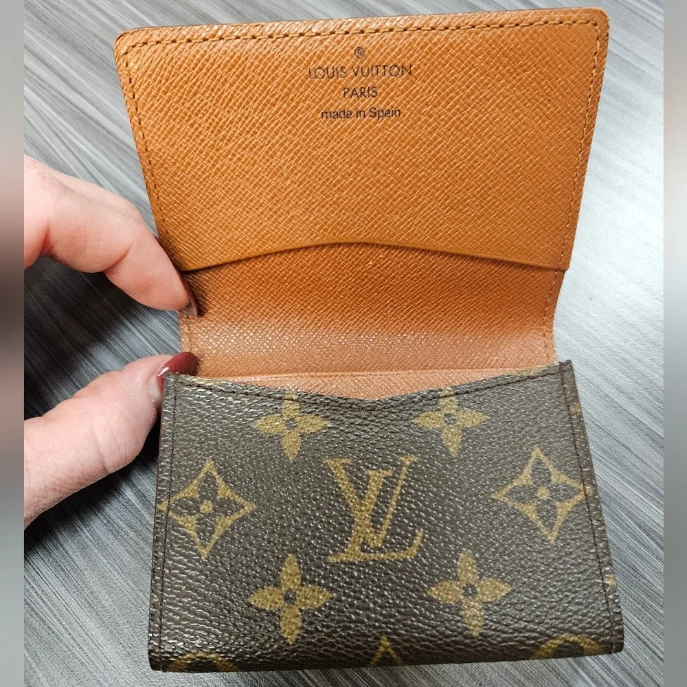 Louis Vuitton Brown Monogram Canvas Compact Wallet